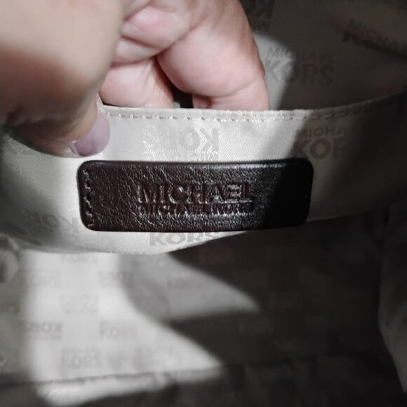 Michael Kors Hudson Large Suede Leather Tote Bag Walnut Brown NWT - Picture 10 of 16